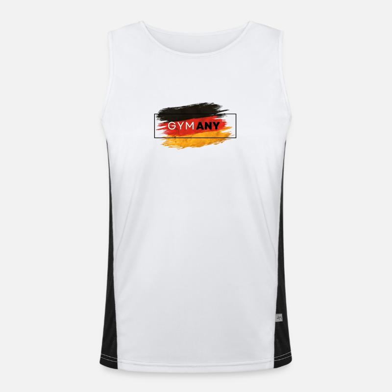 GYMANY Funktionelles Kontrast-Tank Top für Männer 