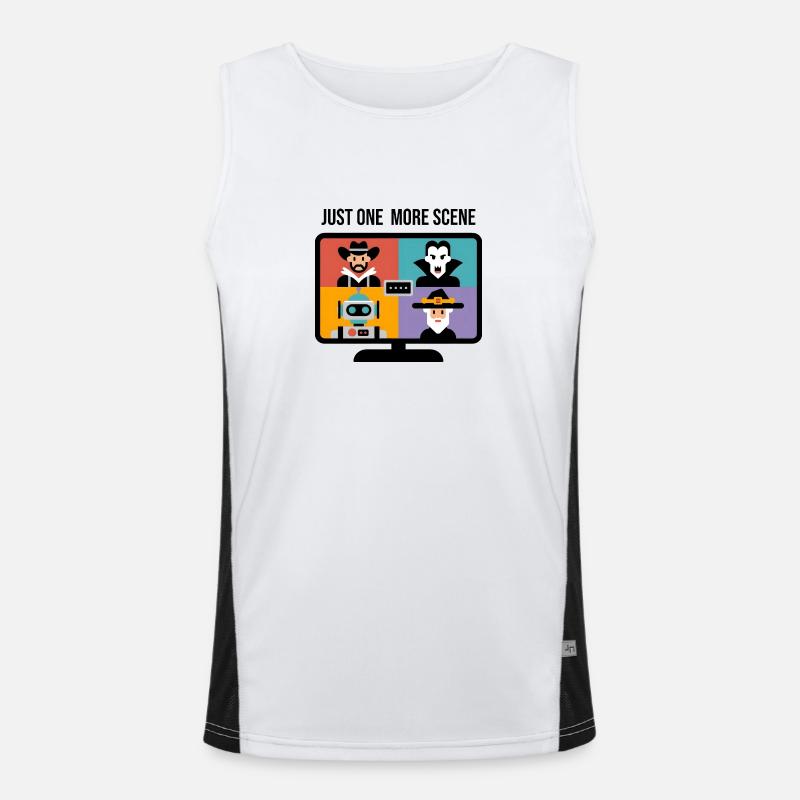 Just One More Scene Men's Functional Contrast Tank Top 