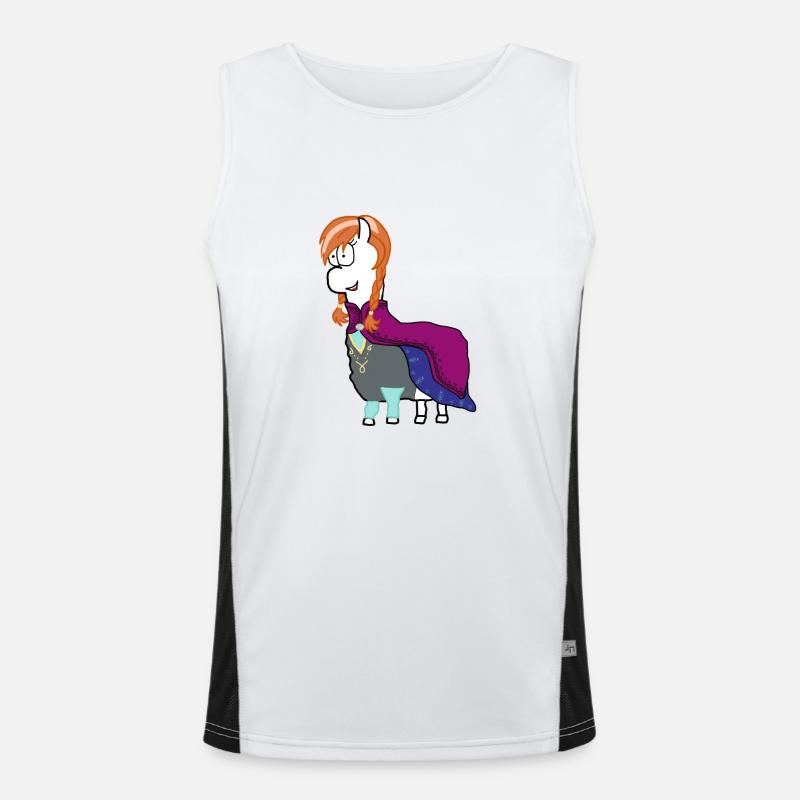 Anna Lama Funktionelles Kontrast-Tank Top für Männer 