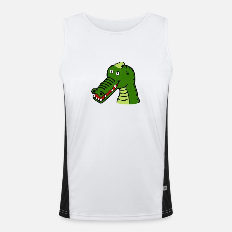 Croco 49 Débardeur respirant contrasté Homme 