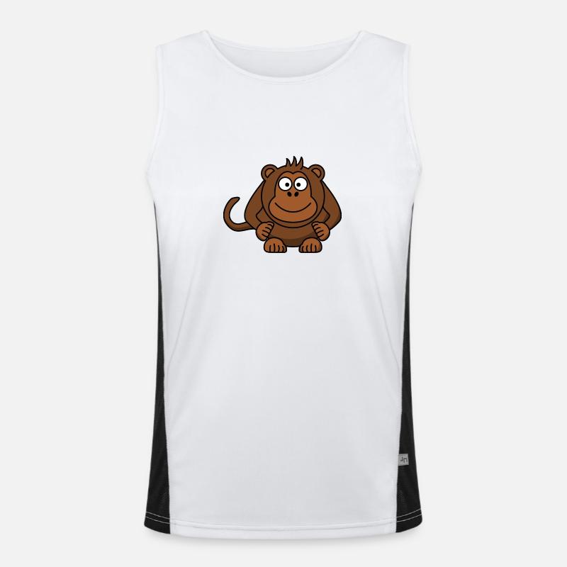 monkey Men's Functional Contrast Tank Top 