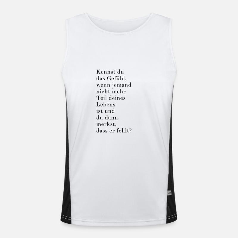 deuil Débardeur respirant contrasté Homme 