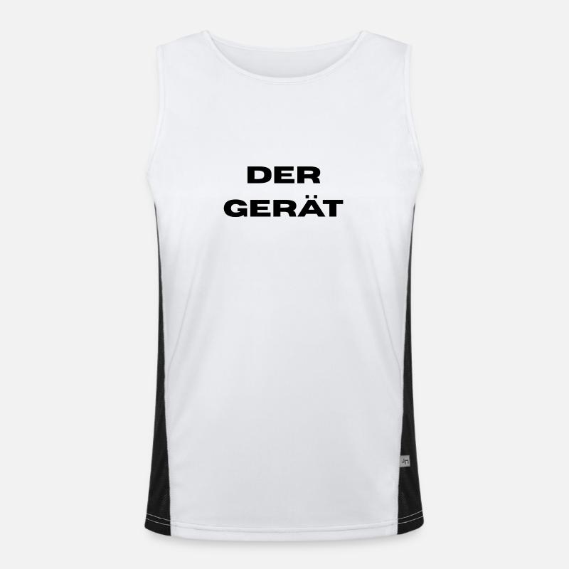 Der Geraet Funktionelles Kontrast-Tank Top für Männer 