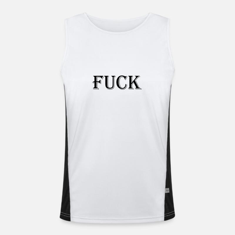 FICK-Designs Funktionelles Kontrast-Tank Top für Männer 