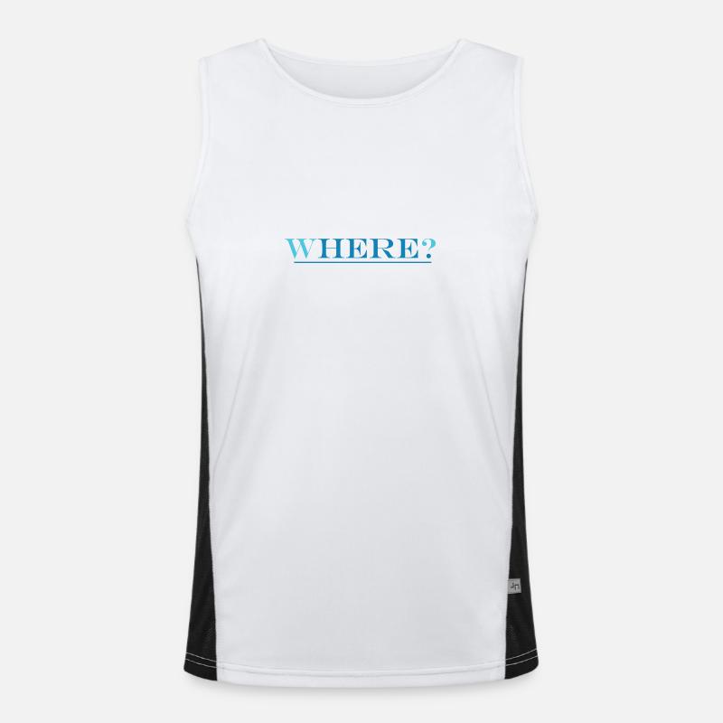 wHERE? Men's Functional Contrast Tank Top 