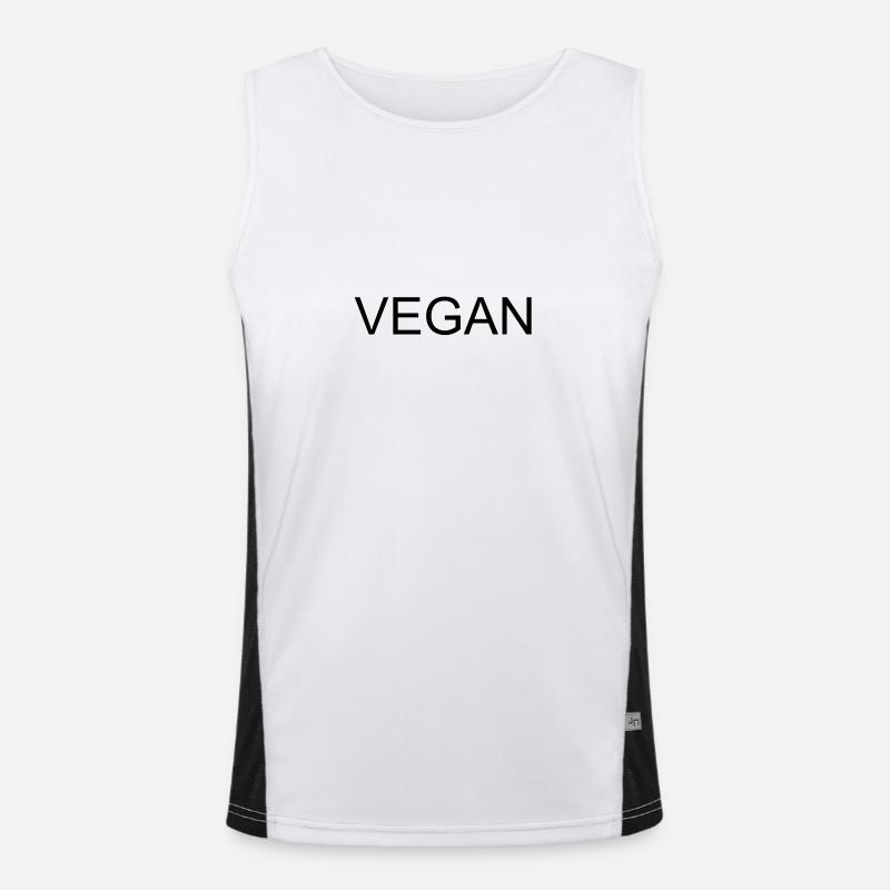 VEGAN Funktionelles Kontrast-Tank Top für Männer 