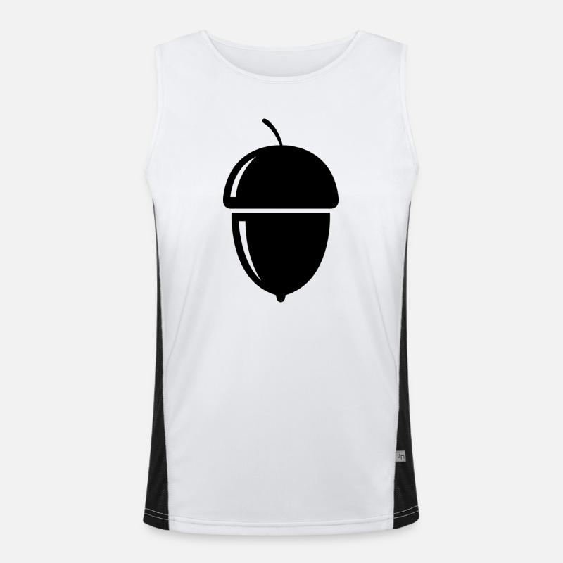 Eiche Funktionelles Kontrast-Tank Top für Männer 