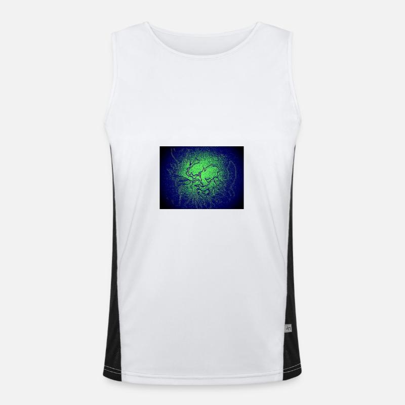 Dark Light Forest Men's Functional Contrast Tank Top 