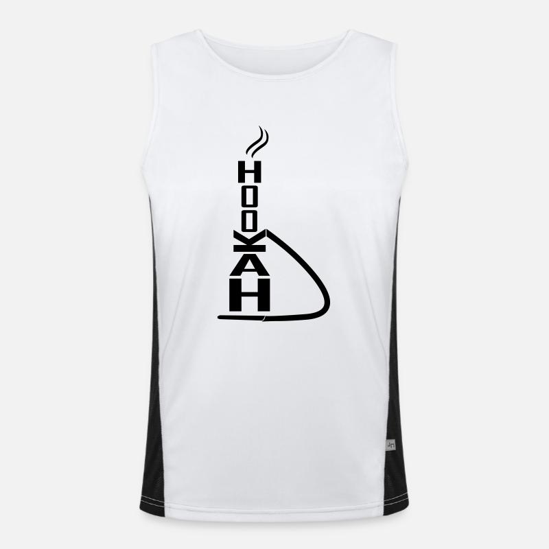 Hookah Fan Funktionelles Kontrast-Tank Top für Männer 