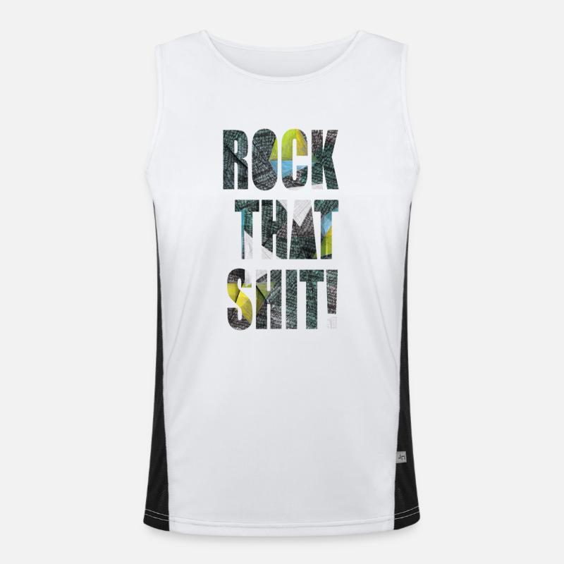 Rock That Shit! Débardeur respirant contrasté Homme 