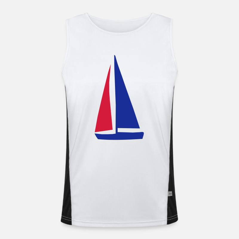 bateau à voile Débardeur respirant contrasté Homme 