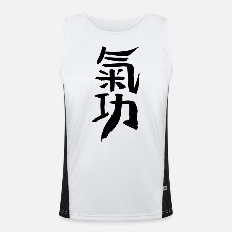 Chi-gong (Chinesisch) Funktionelles Kontrast-Tank Top für Männer 