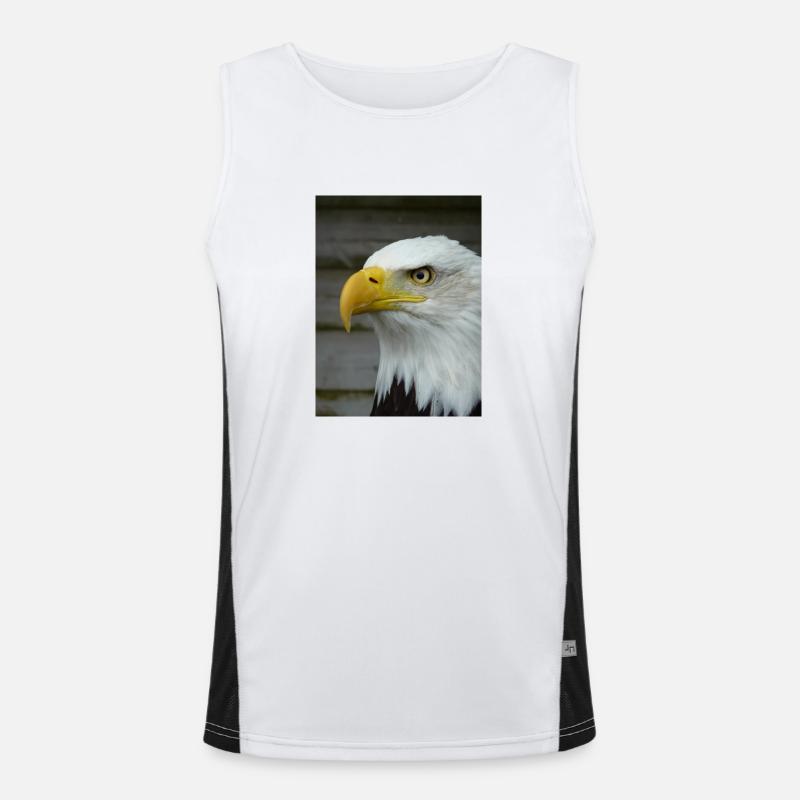 American Bald Eagle Men's Functional Contrast Tank Top 