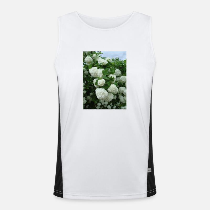 Snowball branches white - Spring Men's Functional Contrast Tank Top 