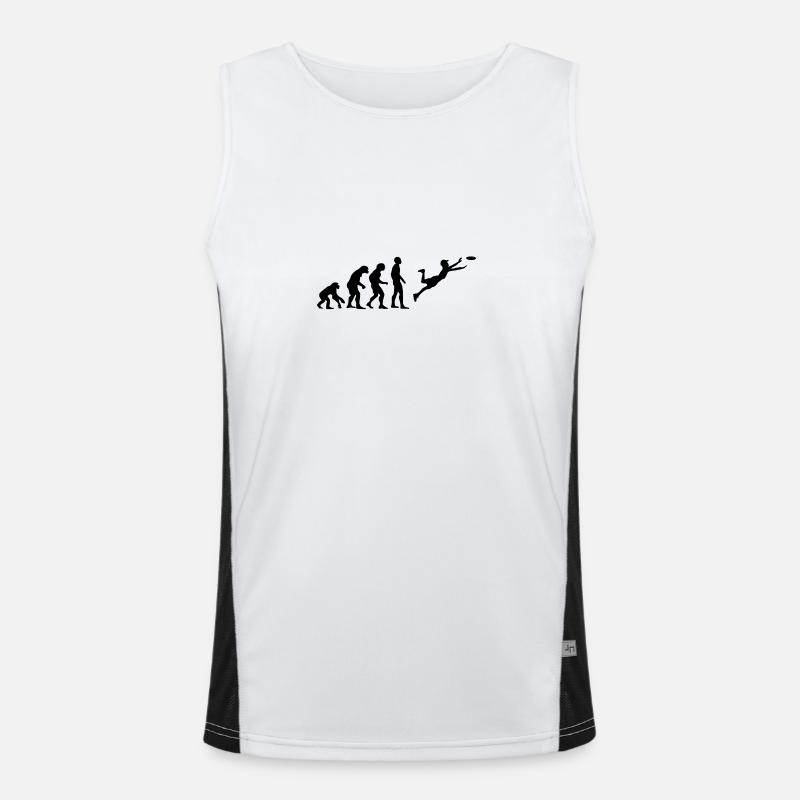 Ultimate Frisbee Evolution Men's Functional Contrast Tank Top 