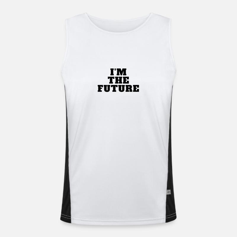I'm the future - Save the Planet Environmental Protection Men's Functional Contrast Tank Top 