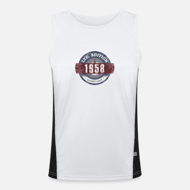 LtdEdition 1958 Funktionelles Kontrast-Tank Top für Männer 