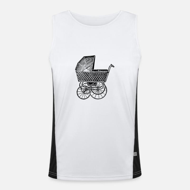 stroller Men's Functional Contrast Tank Top 