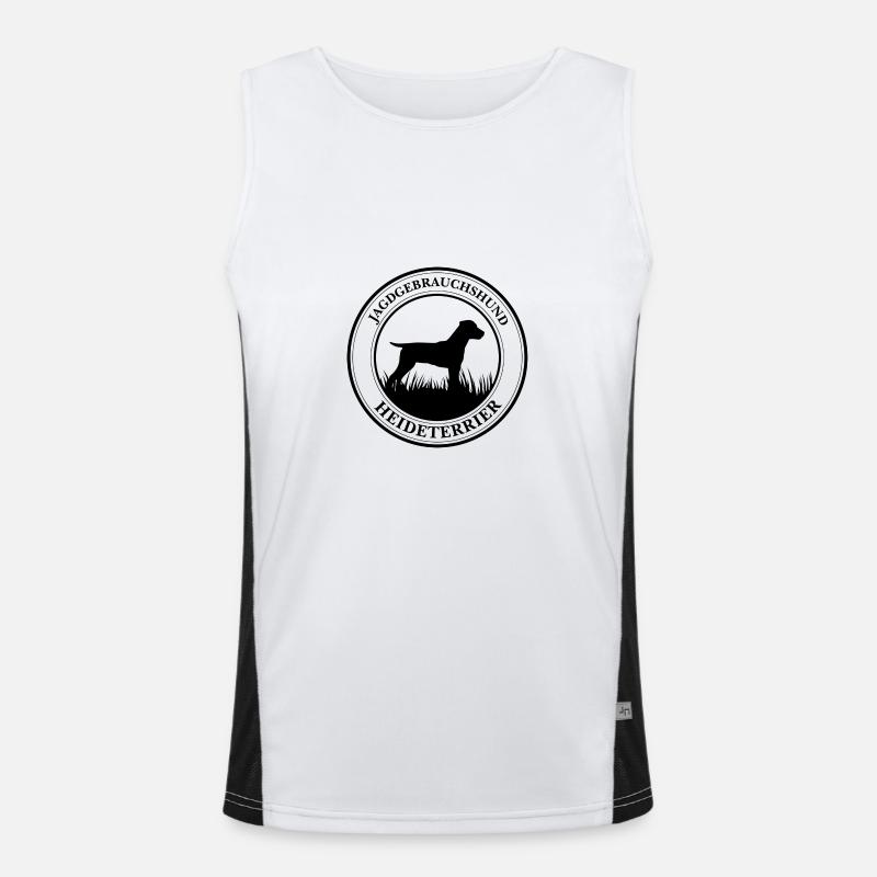 Heideterrier Jagdgebrauchshund Jagdhunde Wilsigns Funktionelles Kontrast-Tank Top für Männer 