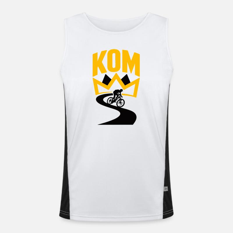 KOM – Segment de sentier de montée de vélo de VTT Korona Débardeur respirant contrasté Homme 