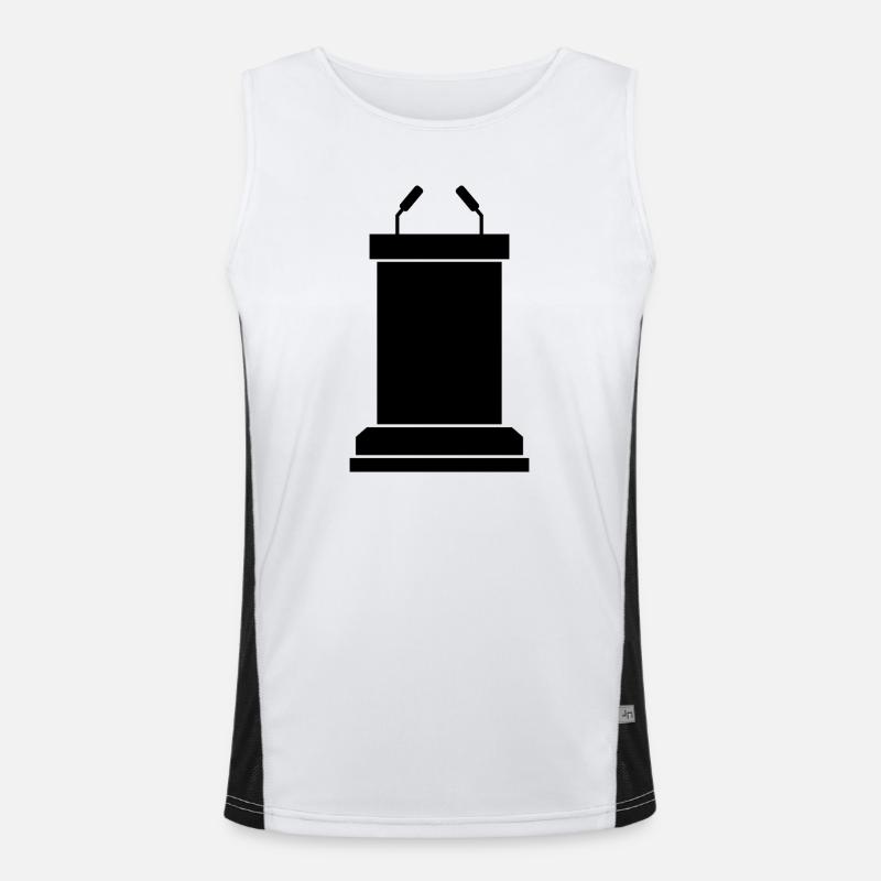 Podium stage Men's Functional Contrast Tank Top 