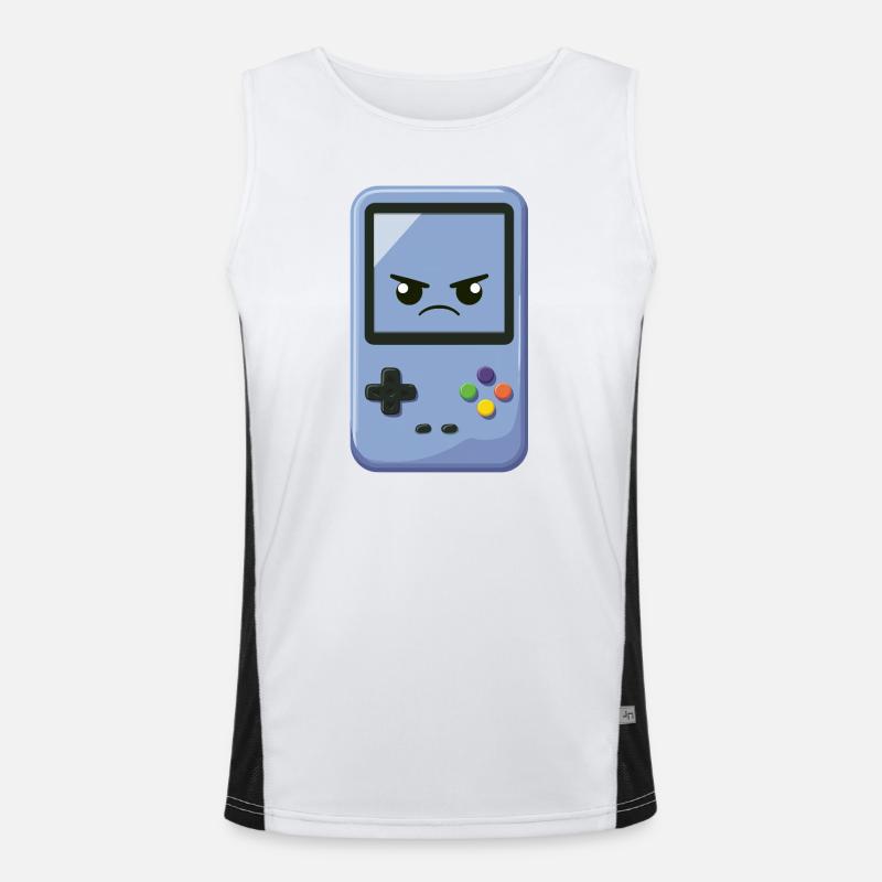 Funny Edgy Game Console Men's Functional Contrast Tank Top 