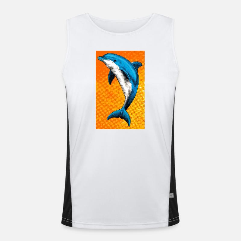 dolphin Men's Functional Contrast Tank Top 