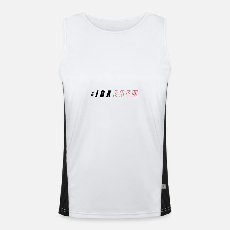 Bachelor Party Crew - Men's Functional Contrast Tank Top - white/black