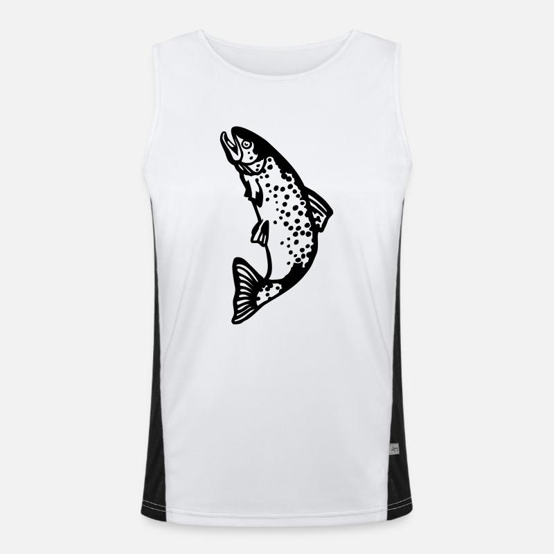 forelle Funktionelles Kontrast-Tank Top für Männer 