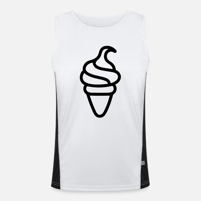 Glace Débardeur respirant contrasté Homme 