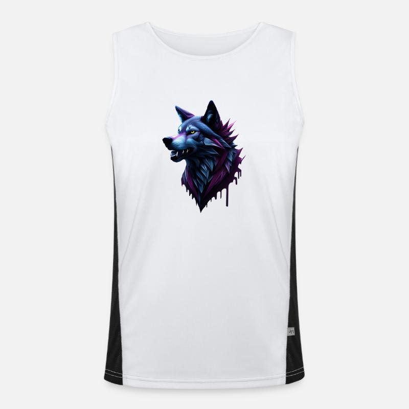Wolf Men's Functional Contrast Tank Top 