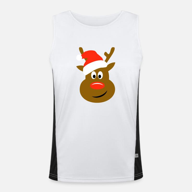 Christmas Men's Functional Contrast Tank Top 