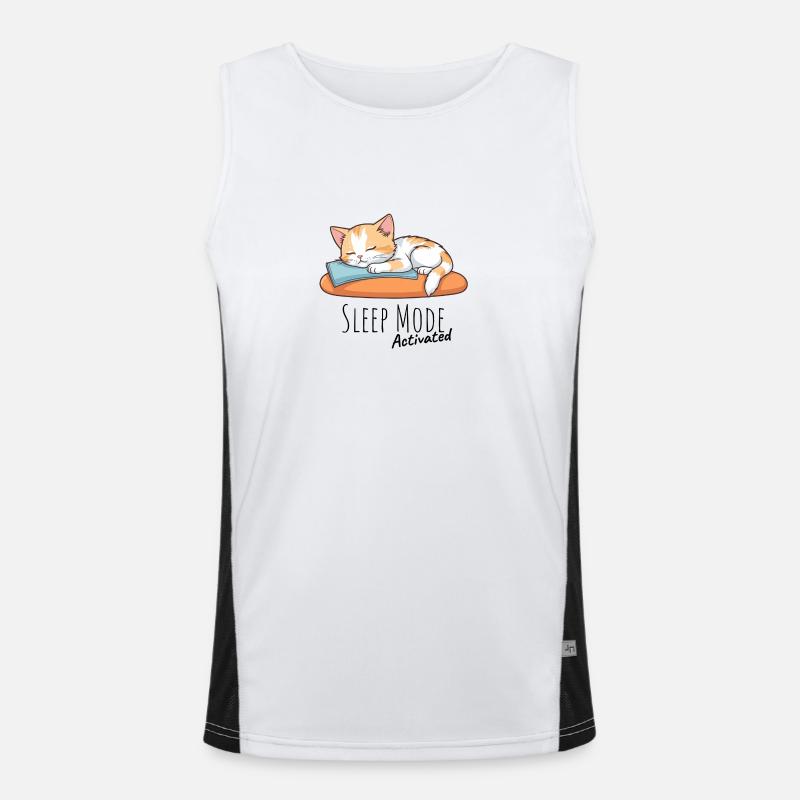 Mode veille activé Débardeur respirant contrasté Homme 