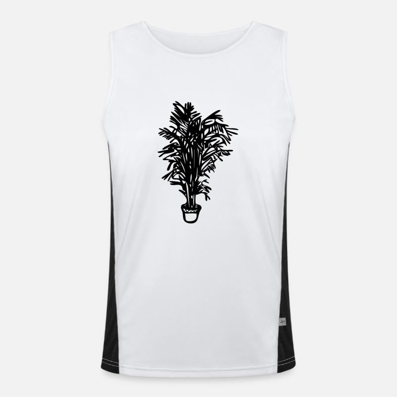 Topfpflanze, Geschenk, Geschenkidee Funktionelles Kontrast-Tank Top für Männer 