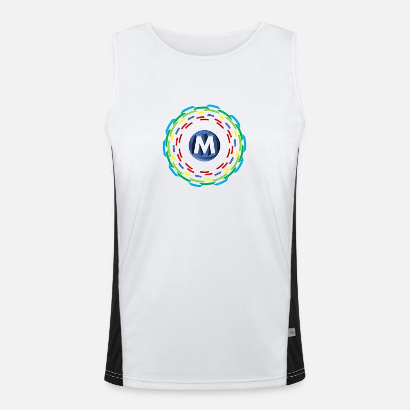 Circles M Men's Functional Contrast Tank Top 