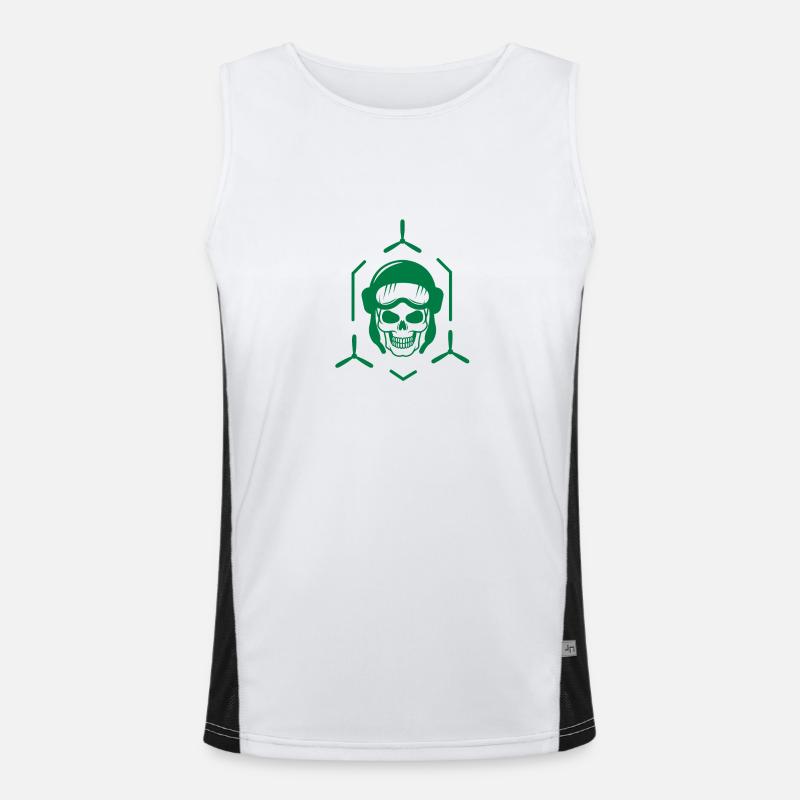 Airplane Men's Functional Contrast Tank Top 