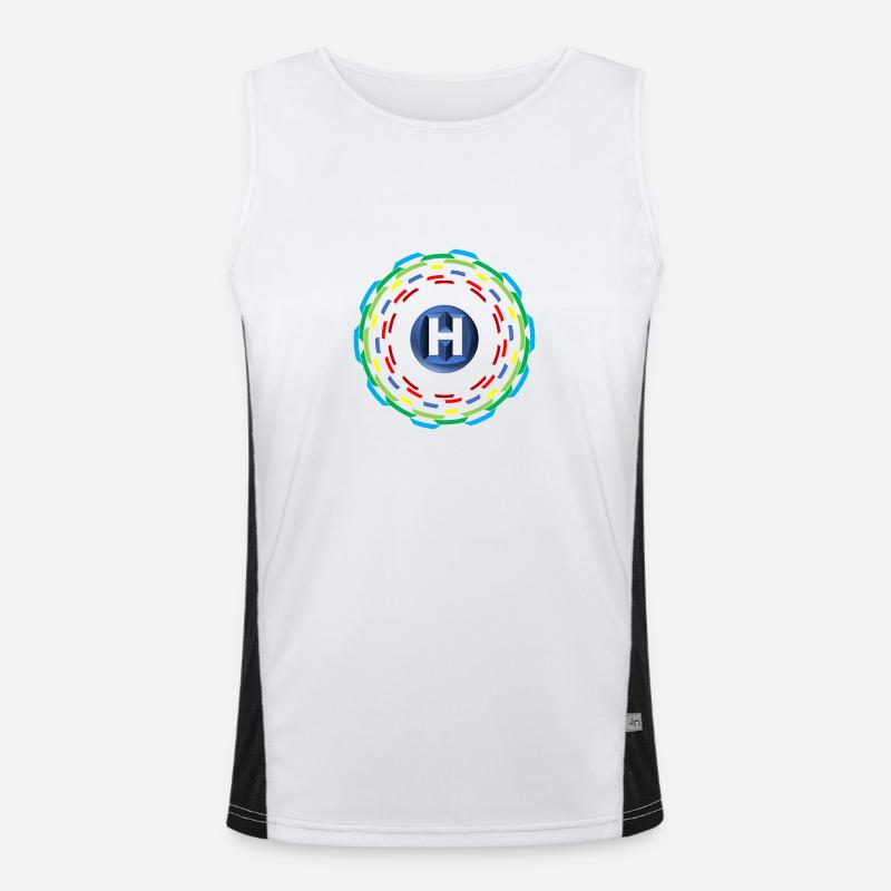 Circles H Men's Functional Contrast Tank Top 