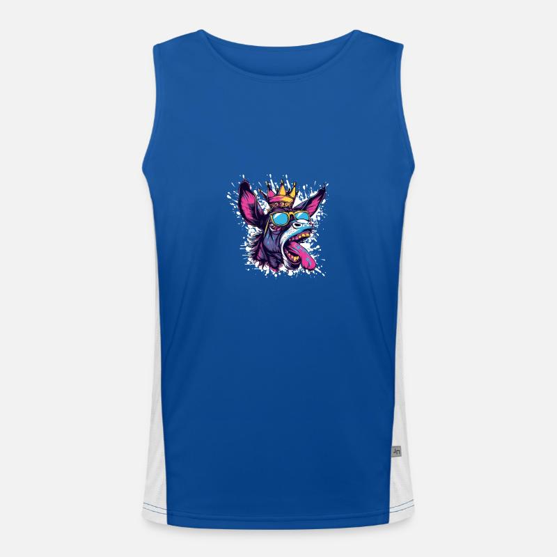 Esel Comic Funktionelles Kontrast-Tank Top für Männer 