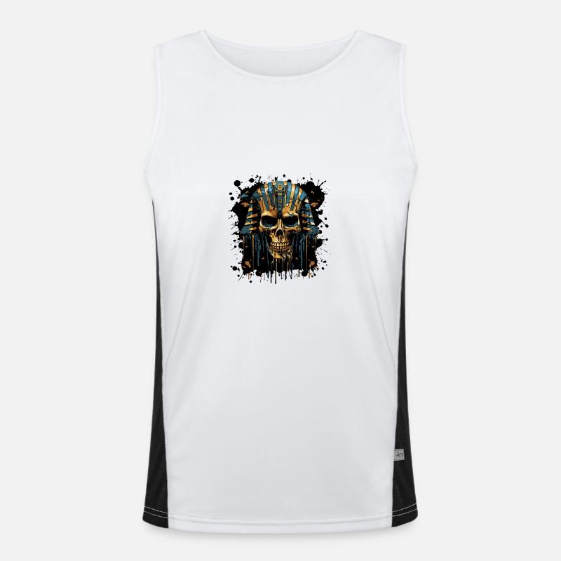 Crâne de pharaon Débardeur respirant contrasté Homme 