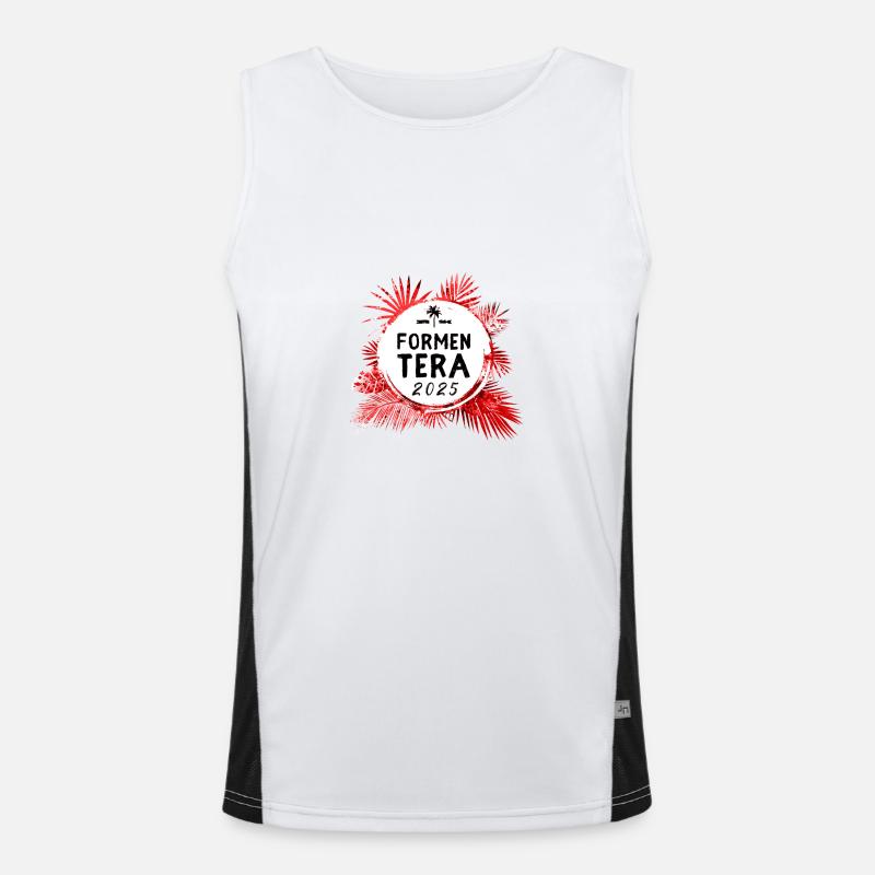 Formentera 2025 Multicoloured Men's Functional Contrast Tank Top 