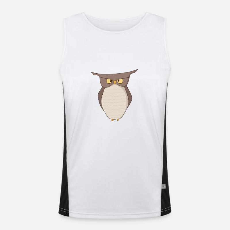 Hibou Noctambule Débardeur respirant contrasté Homme 