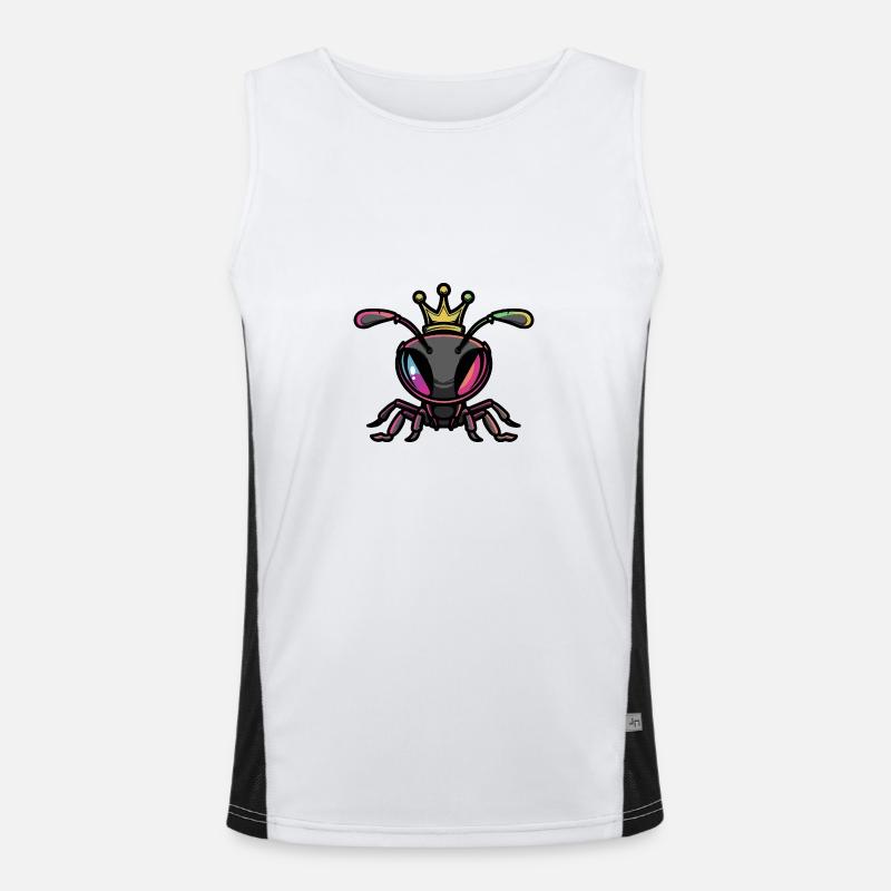 Ant Comic Crown Men's Functional Contrast Tank Top 