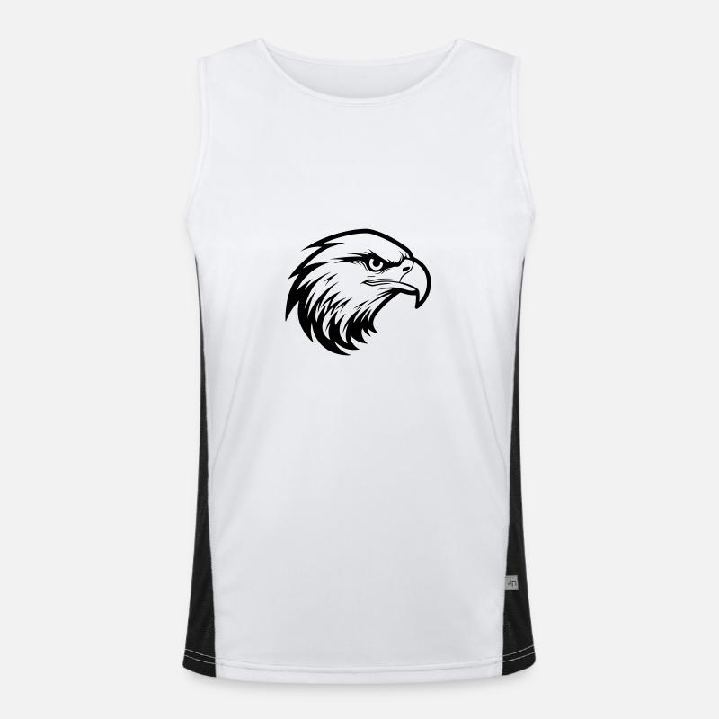 Eagle head Men's Functional Contrast Tank Top 