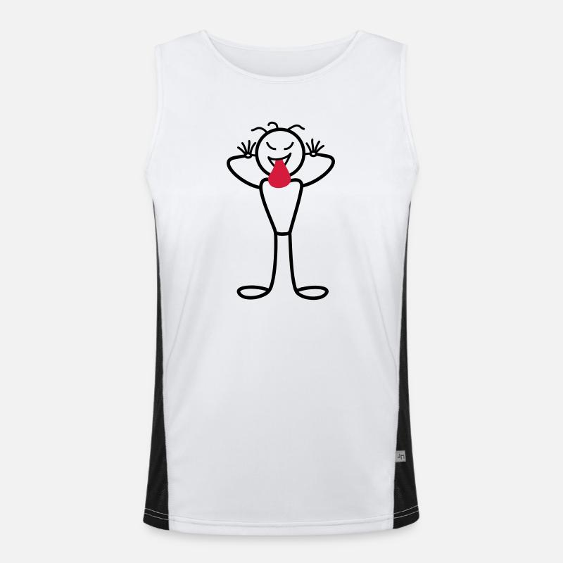 Male Men's Functional Contrast Tank Top 