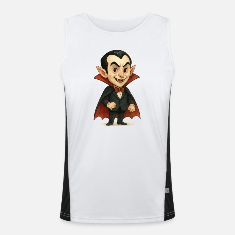 Bande dessinée de vampire Débardeur respirant contrasté Homme 