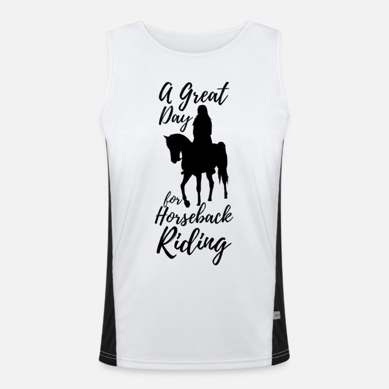 Cavalier Débardeur respirant contrasté Homme 