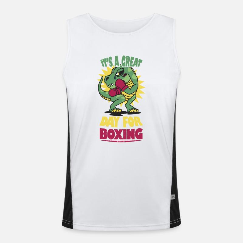 It's A Great Day For Boxing Men's Functional Contrast Tank Top 