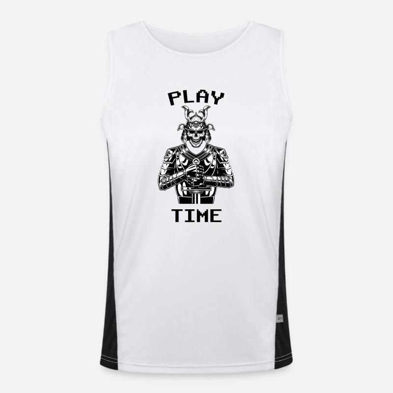 Skeleton Men's Functional Contrast Tank Top 