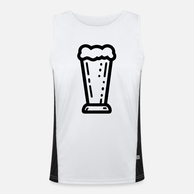 Beer Men's Functional Contrast Tank Top 