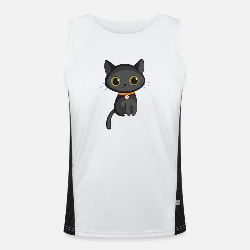 Happy Halloween Funktionelles Kontrast-Tank Top für Männer 